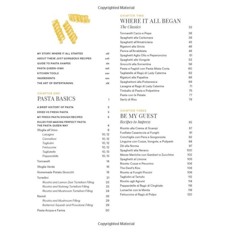 Raincoast (RDG) Livre de recettes - The Pasta Queen: A Just Gorgeous Cookbook