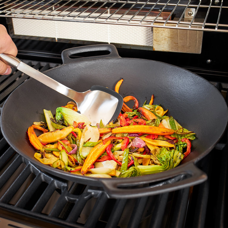 Rosle Rosle - Spatule à wok avec embouts en silicone, inox