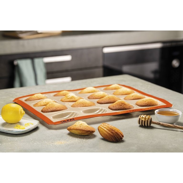Demarle Silpat - Moule en silicone pour 16 madeleines