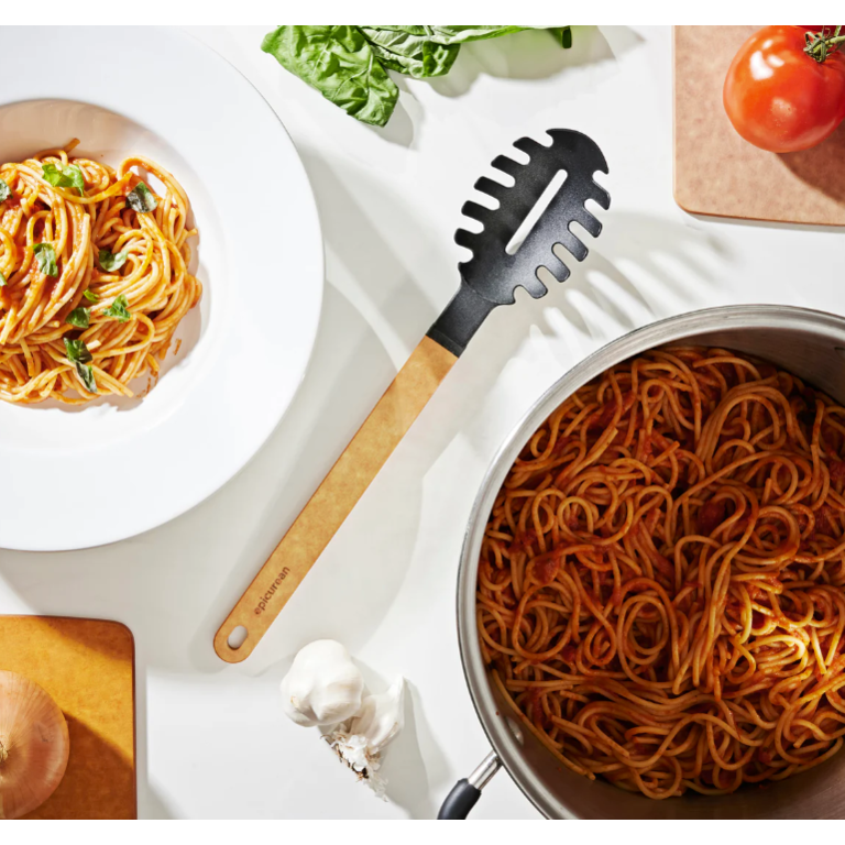 Epicurean Epicurean - Gourmet Series - Pasta Spoon/Natural+Black 13.5"