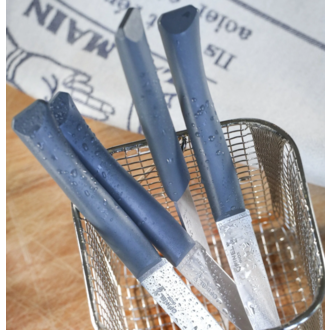 Opinel Opinel - Set de 4 couteaux de table en acier inoxydable - Bleu Opinel Opinel - Set de 4 couteaux de table en acier inoxydable - Bleu