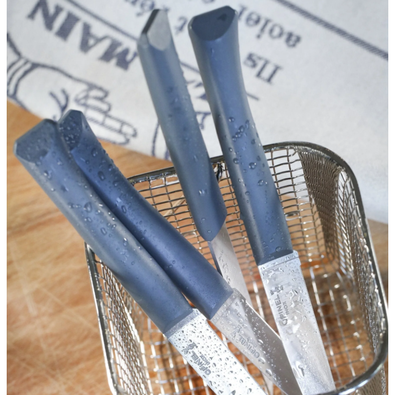 Opinel Opinel - Set de 4 couteaux de table en acier inoxydable - Bleu