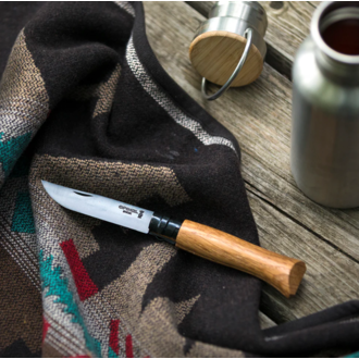 Opinel Opinel - Knife N*8 - Oak and Black Steel Opinel Opinel - Knife N*8 - Oak and Black Steel