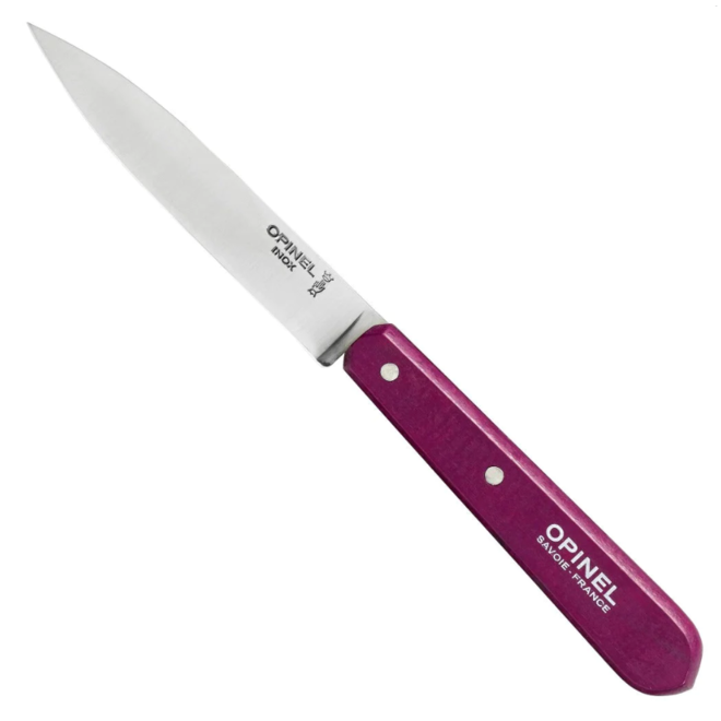 Couteau éplucheur OPINEL No115 aubergine