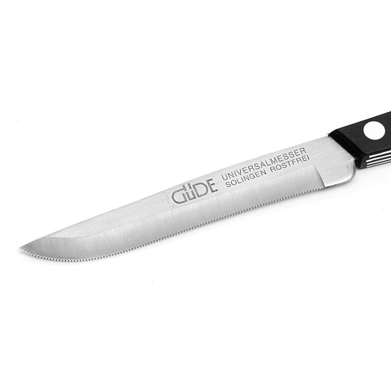 Güde GÜDE - Couteau utilitaire- 10cm / 4" - Noir & Jaune