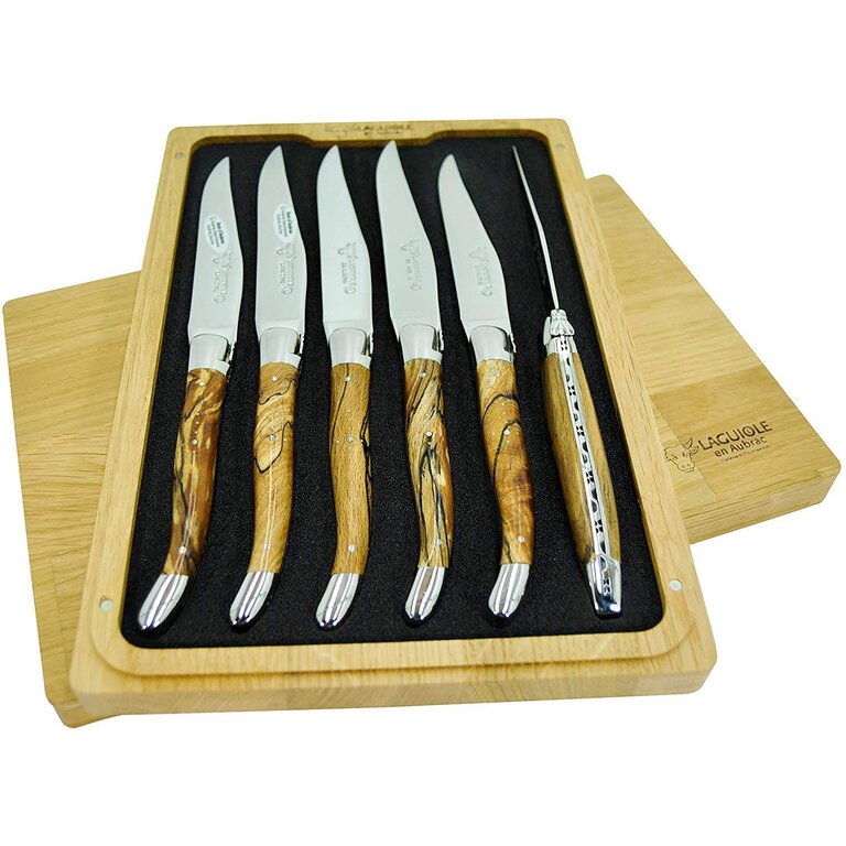 Laguiole en Aubrac Laguiole in Aubrac - 6 Aubrac wood table knives