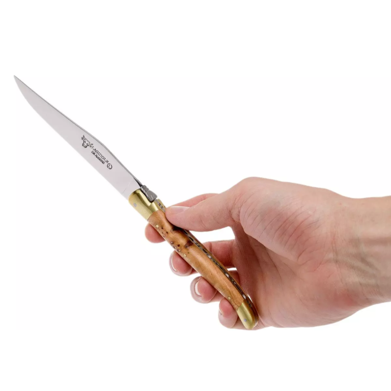 Laguiole en Aubrac Laguiole en Aubrac - 6 Table knives various wood brushed brass