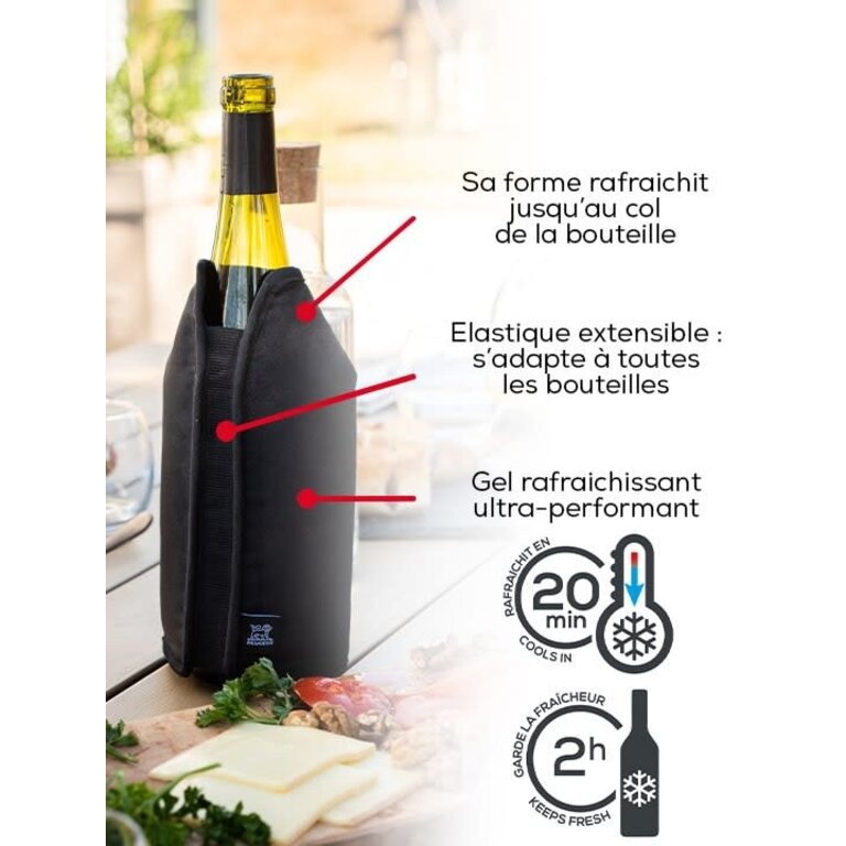 Peugeot Peugeot - Frizz - Étui refroidissant pour vin/champagne, noir