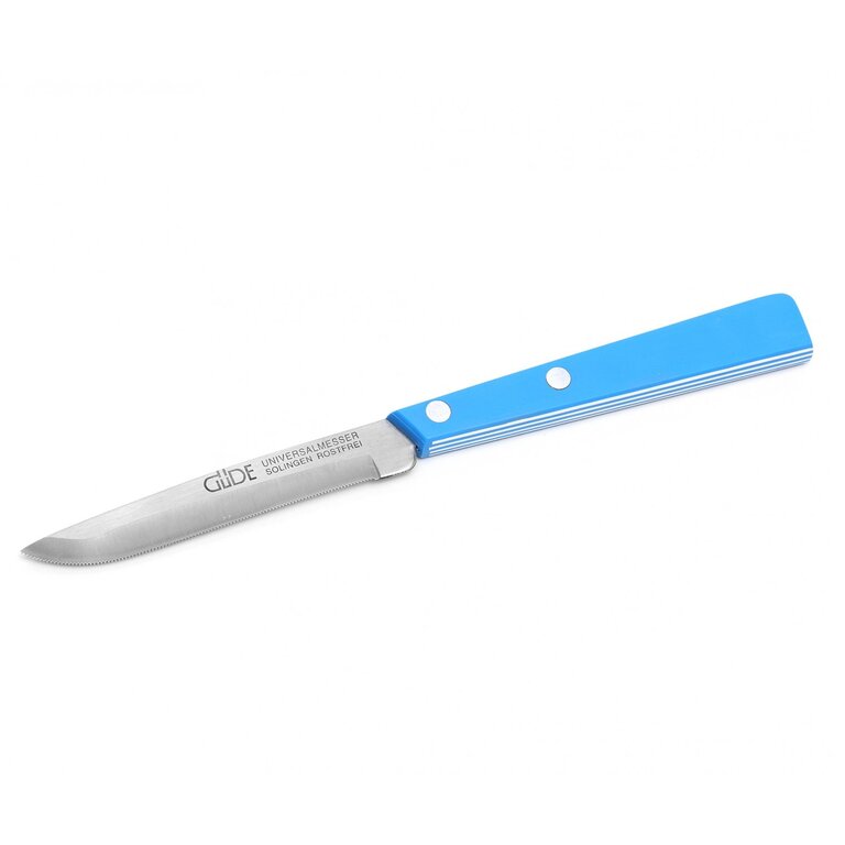 Güde GÜDE - Couteau utilitaire- 10cm / 4" - Bleu