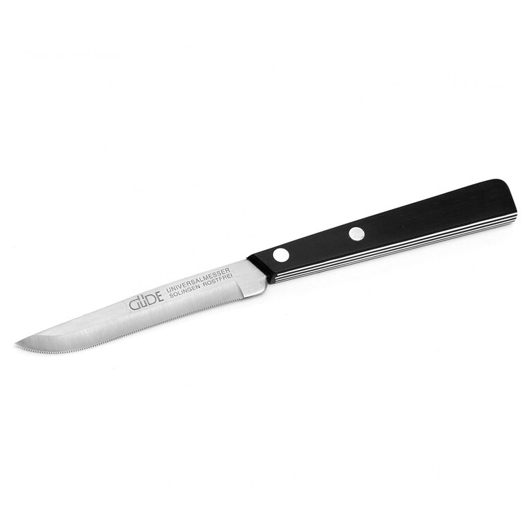 Güde GÜDE - Couteau utilitaire- 10cm / 4" - Noir & Blanc