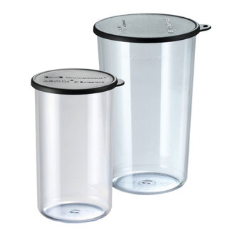Bamix Bamix - Ensemble de 2 Contenants avec Couvercles (400 ml et 600 ml) Bamix Bamix - Ensemble de 2 Contenants avec Couvercles (400 ml et 600 ml)