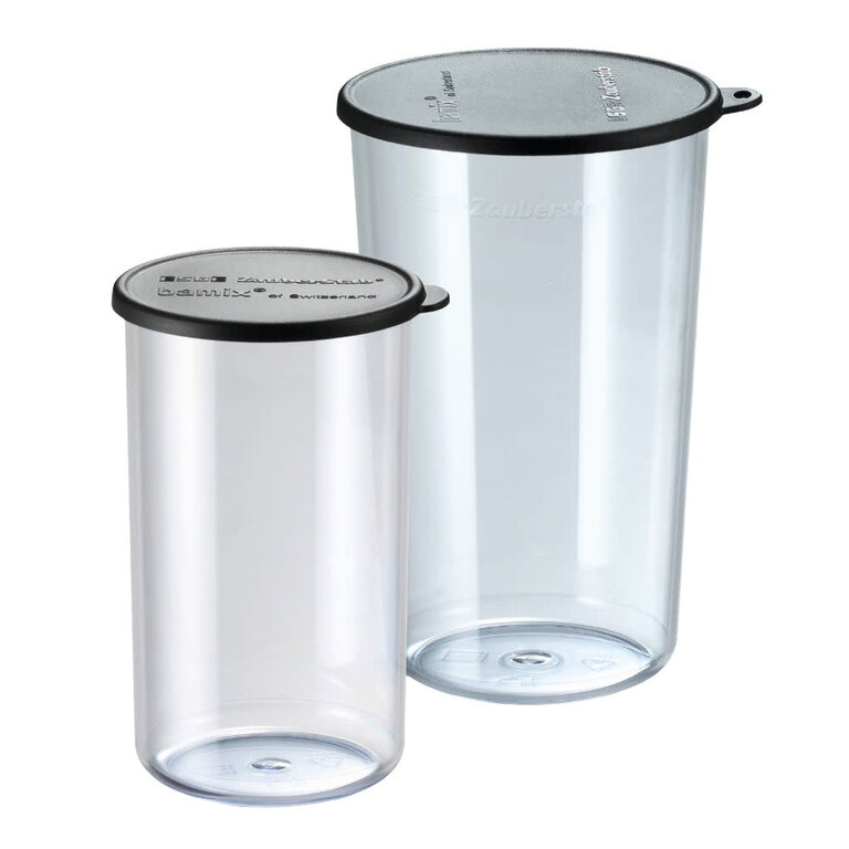 Bamix Bamix - Set of 2 Containers with Lids (400 ml and 600 ml)