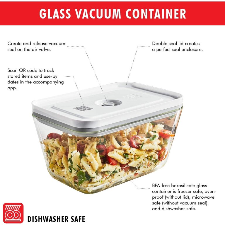 Zwilling Zwilling - Fresh and Save - Ensemble de Démarrage Sous-Vide en Verre (6 Pièces)
