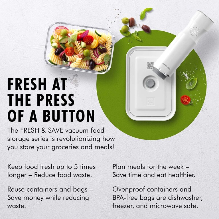 Zwilling Zwilling - Fresh and Save - Ensemble de Démarrage Sous-Vide en Verre (6 Pièces)