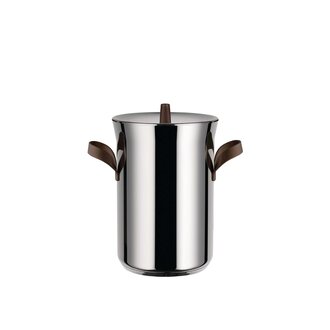 Alessi Alessi - EDO -  PU309 - Cuiseur à asperges avec panier et couvercle en acier inoxydable 18/10, induction, 4L