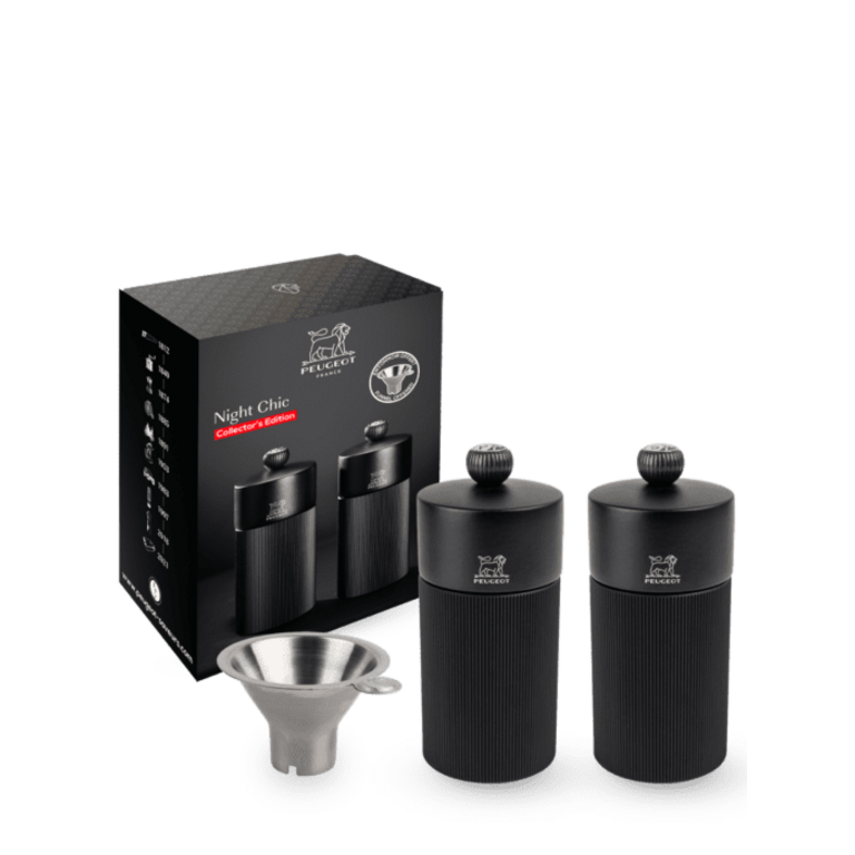 Peugeot Peugeot - "Night So Chic" Line Gift Set - Pepper and Salt Mills - Line (12cm)