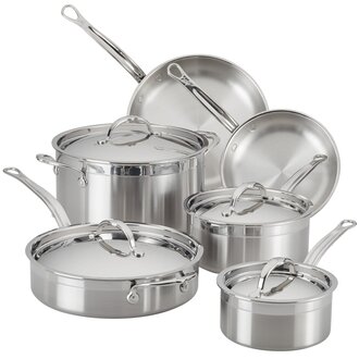 Hestan Hestan - ProBond 10-Piece Set - Professional Clad Stainless Steel Ultimate Set Hestan Hestan - ProBond 10-Piece Set - Professional Clad Stainless Steel Ultimate Set