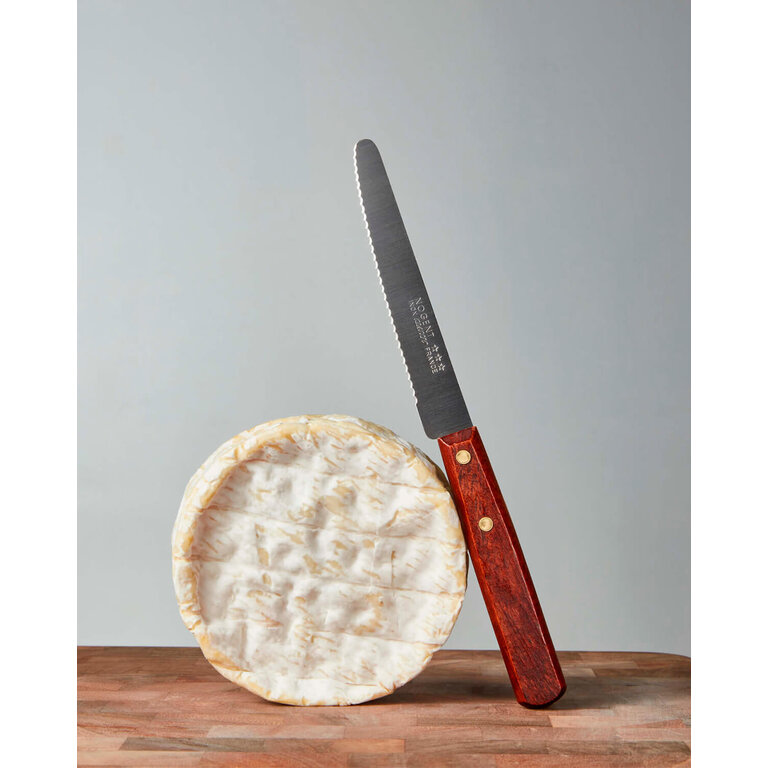 Nogent Nogent - Couteau Cranté / De Table - Manche en Cerisier (11cm / 4.25")