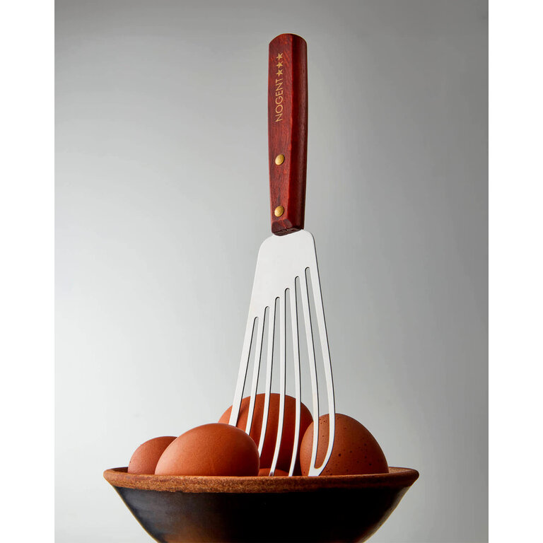 Nogent Nogent - Spatule Ouverte - Manche en Bois (16cm / 6.25")