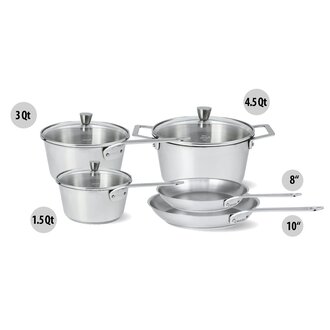 Cristel Cristel - 1826 Collection - 8-Piece Set
