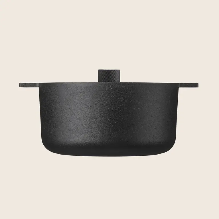 Skeppshult Skeppshult - Cast Iron 5L Round Dutch Oven - Noir Series