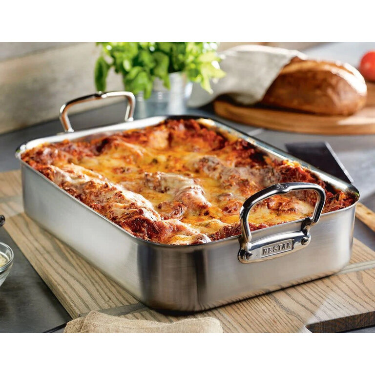 Hestan Hestan - 31656 - Provisions - Rôtissoire avec Grille en Acier Inoxydable (16.5")