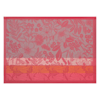 Le Jacquard Français Le Jacquard Français - Napperon Enduit Cottage - Fleury/Pink Le Jacquard Français Le Jacquard Français - Napperon Enduit Cottage - Fleury/Pink