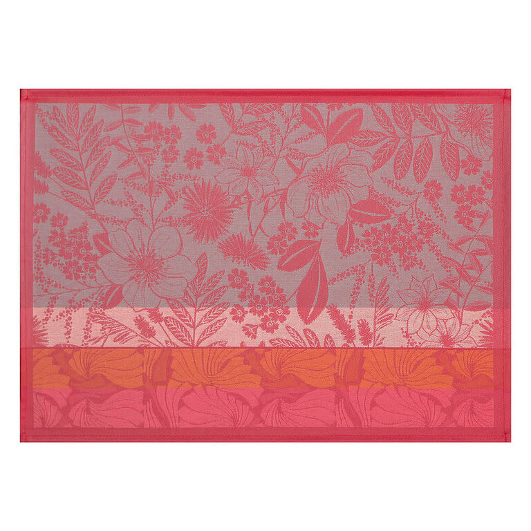 Le Jacquard Français Le Jacquard Français - Coated Placemat Cottage - Fleury/Pink