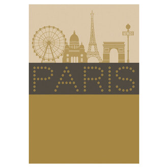 Le Jacquard Français Le Jacquard Français - Tea Towel Paris Lumière - Brown