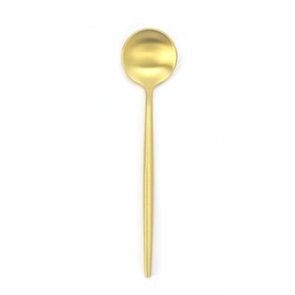 Natural Living Natural Living - Small spoon gold 13cm (5") (each)