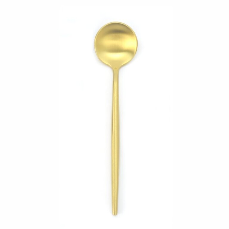 Natural Living Natural Living - Small spoon gold 13cm (5") (each)