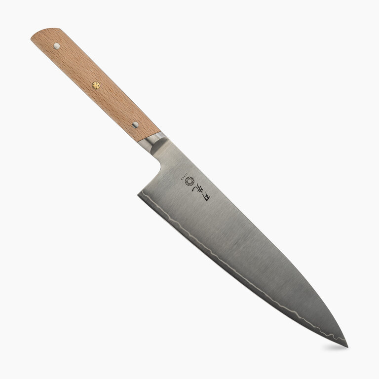 Hazaki Knives Hazaki - Couteau Gyuto (Chef) - Série Classique Hêtre