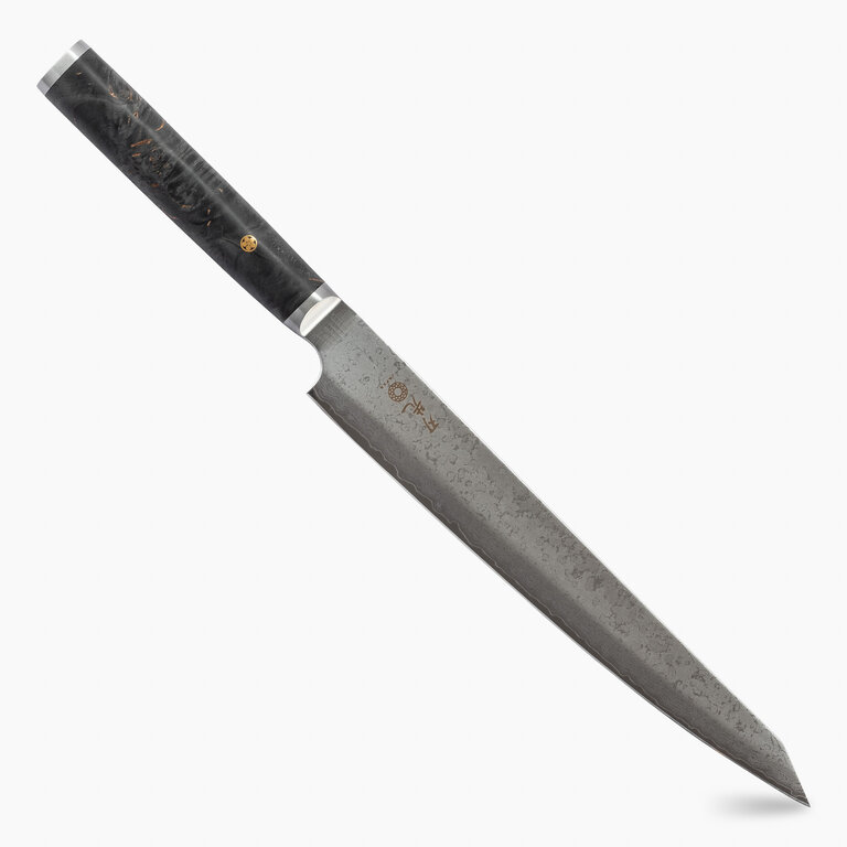 Hazaki Knives Hazaki - Sujihiki Knife - Pro Series Maple Burl