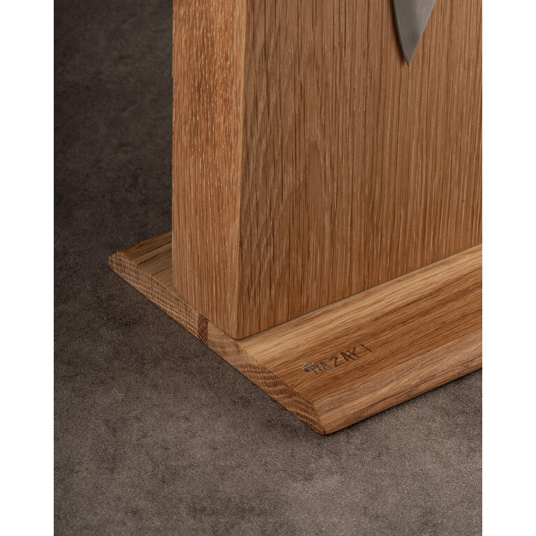 Hazaki Knives Hazaki - Magnetic Knife Block - White Oak