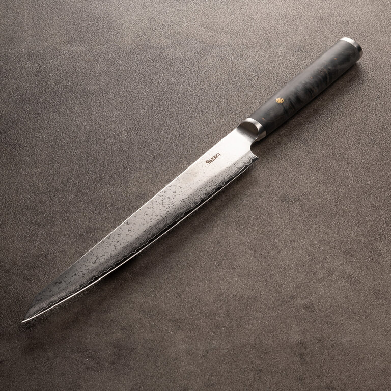 Hazaki Knives Hazaki - Sujihiki Knife - Pro Series Maple Burl