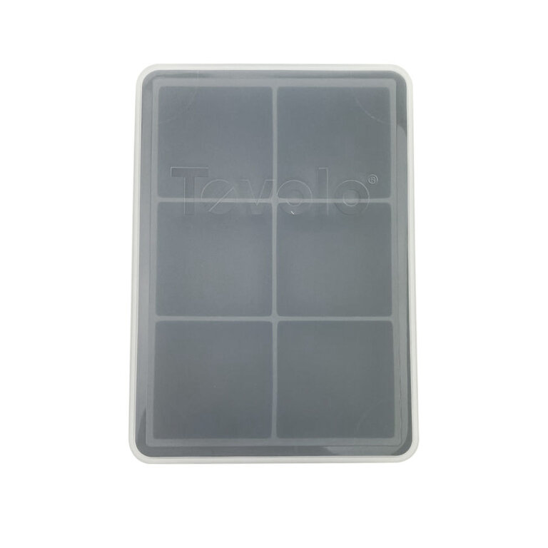 Tovolo Tovolo - King Cube Ice Tray with Lid - Charcoal