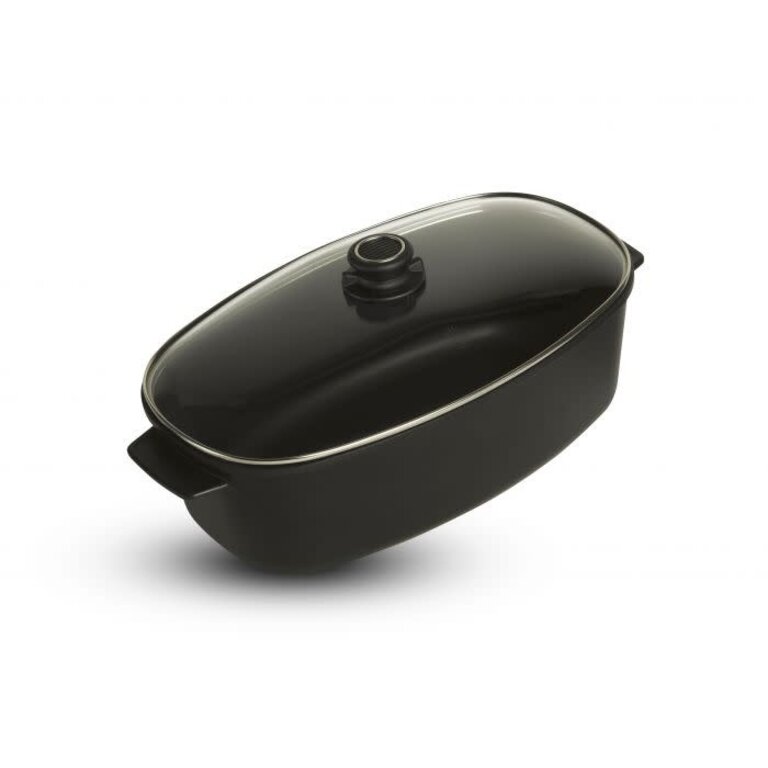 Gastrolux Gastrolux - Rôtissoire Ovale 46 x 26 x 20, Induction - Couvercle Inclus