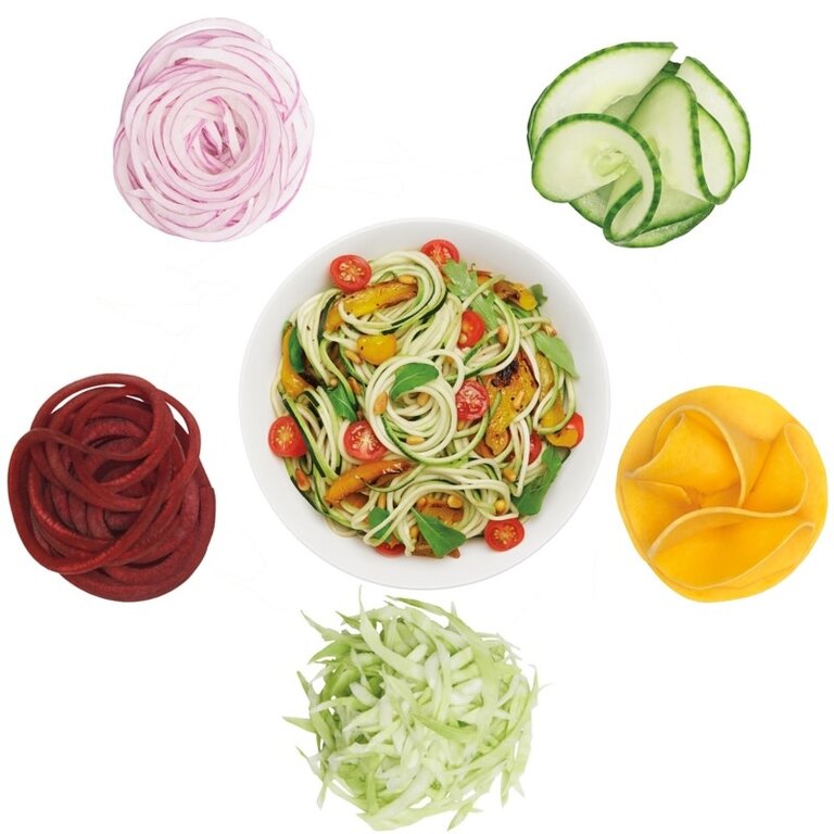Oxo Oxo - Spiraleur à 3 lames (spaghetti/nouilles épaisses/rubans)