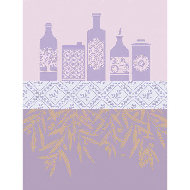 Le Jacquard Français Le Jacquard Français - Torchon HUILES PROVENÇALES couleur Lavande/Purple