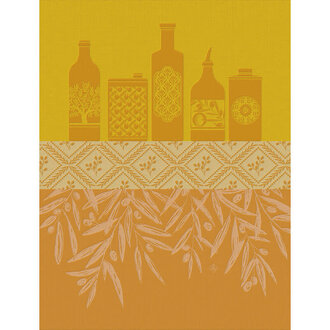 Le Jacquard Français Le Jacquard Français - Torchon HUILES PROVENÇALES couleur Tournesol/Yellow Le Jacquard Français Le Jacquard Français - Torchon HUILES PROVENÇALES couleur Tournesol/Yellow