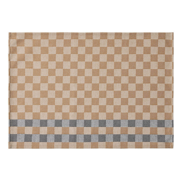 Le Jacquard Français Copy of Le Jacquard Français - Napperon Enduit Fleurs de Kyoto couleur Gris/Mist