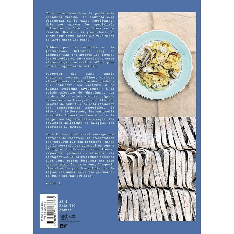 ADP Livre de recettes - Catherine Roig - La Cuisine des Lacs Italiens