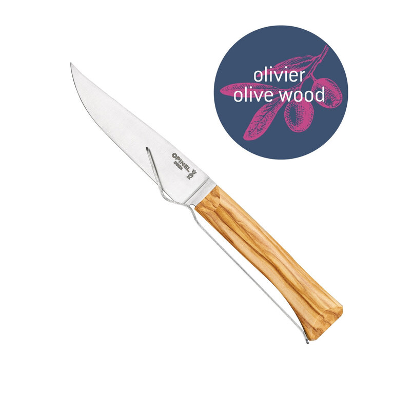 Opinel Opinel - Ensemble à Fromage (Couteau + Fourchette) - Bois d'Olivier
