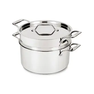 All-Clad All-Clad - Faitout 7.5L (8Qt) avec Panier à Pâtes (nouveau modèle) All-Clad All-Clad - Faitout 7.5L (8Qt) avec Panier à Pâtes (nouveau modèle)