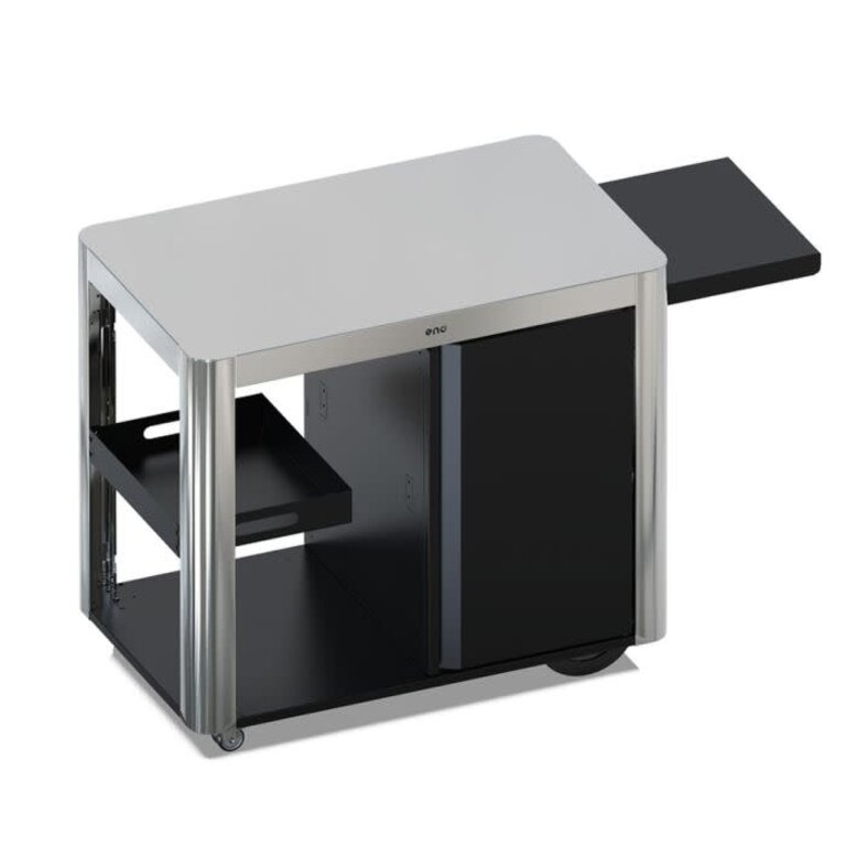 La Plancha ENO - La Plancha Achille Trolley with Door - Stainless Steel