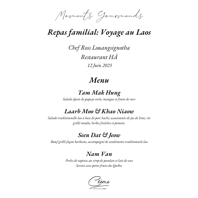 Ross Louangsignotha Ross Louangsignotha - Voyage au Laos : Repas familial  - 12 Juin
