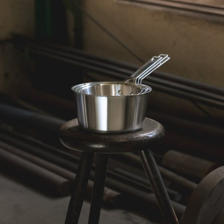 Cristel Cristel - 1826 Collection - 3-Piece Saucepans Set With Lids (1.5Qt, 2Qt, 3Qt)