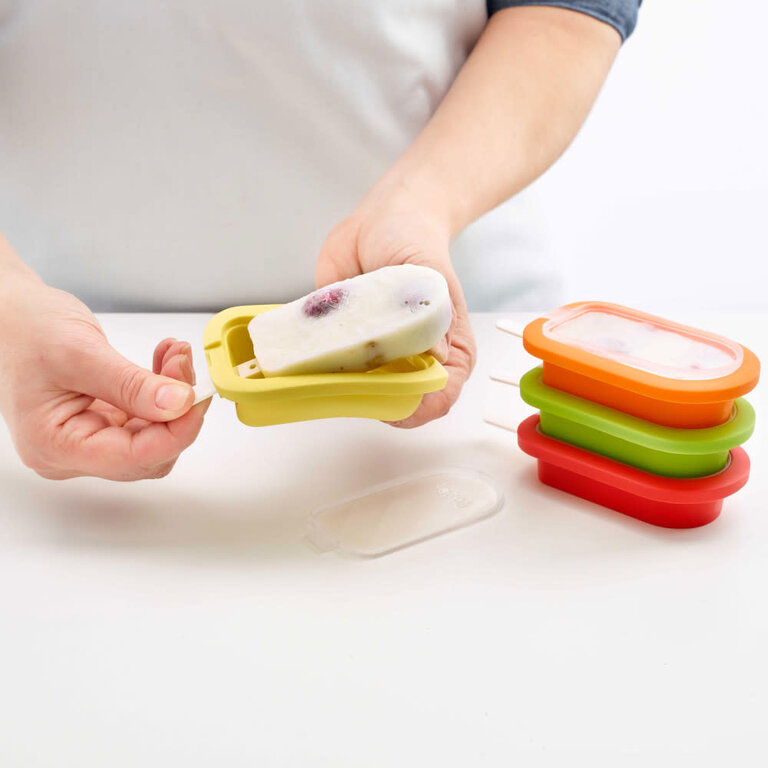 Lékué Lekué - Ensemble de 4 Moules à Popsicle Empilables