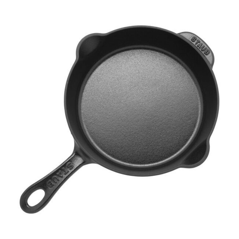 Staub Staub - Enamelled Cast Iron Traditional Deep Frypan - Black (22 cm / 8.5")