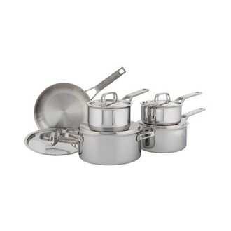 Meyer Meyer  - Batterie de Cuisine ProClad 10 Pièces en Acier Inoxydable Meyer Meyer  - Batterie de Cuisine ProClad 10 Pièces en Acier Inoxydable